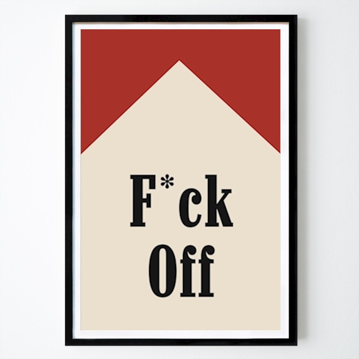 Poster: F*ck off Poster von William Gustafsson von Printler