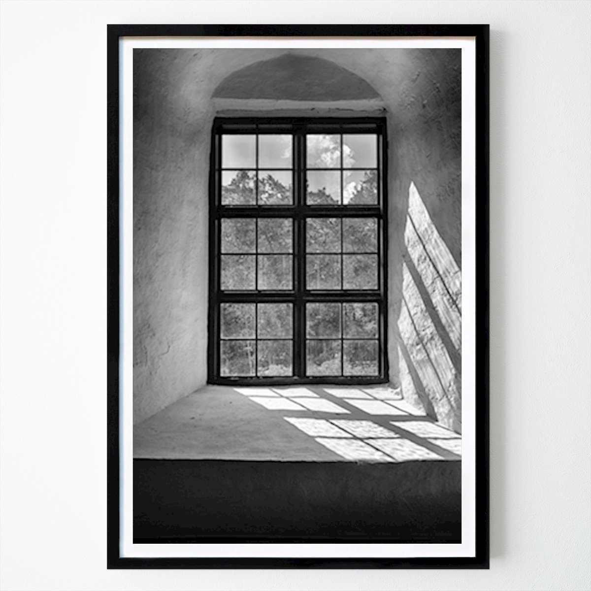 Poster: Fenster Sv/v von Andreas Modess von Printler