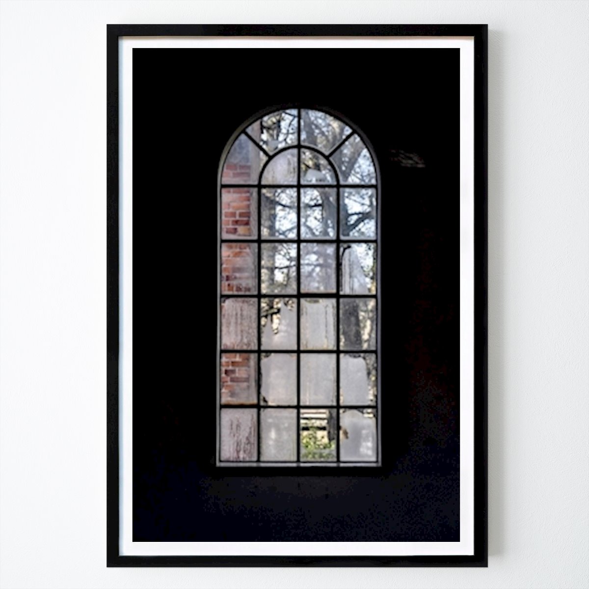 Poster: Fenster in Reflexion von Kristina Rynvall von Printler