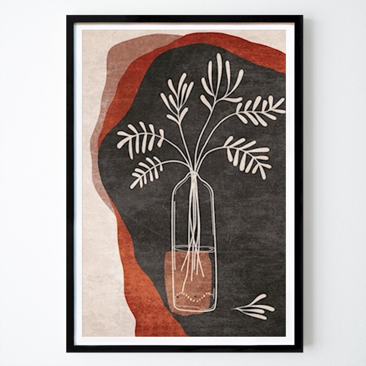 Poster: Flower in a vase 01 von Emel Tunaboylu by The Artcircle von Printler