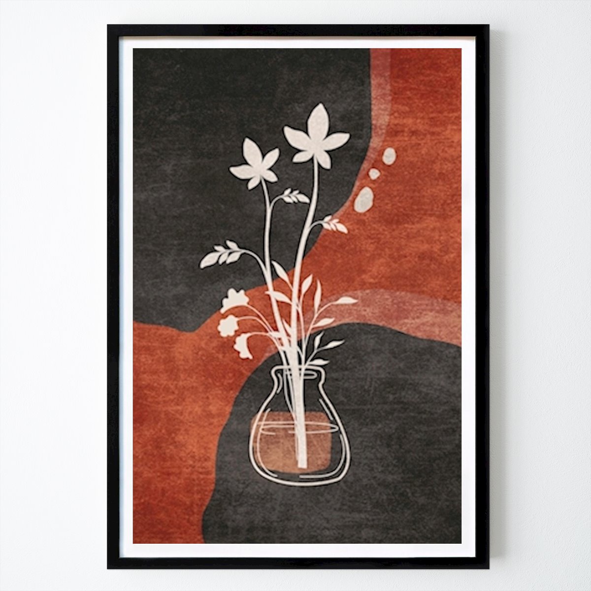 Poster: Flower in a vase 03 von Emel Tunaboylu by The Artcircle von Printler