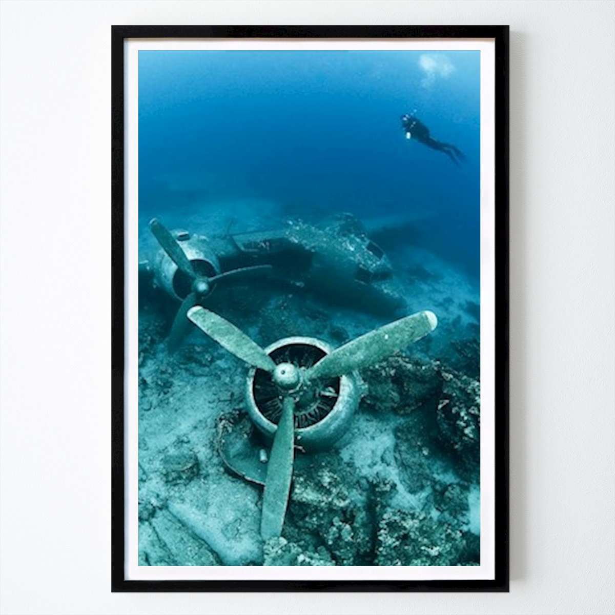 Poster: Flugzeugwrack von Tobias Dahlin von Printler