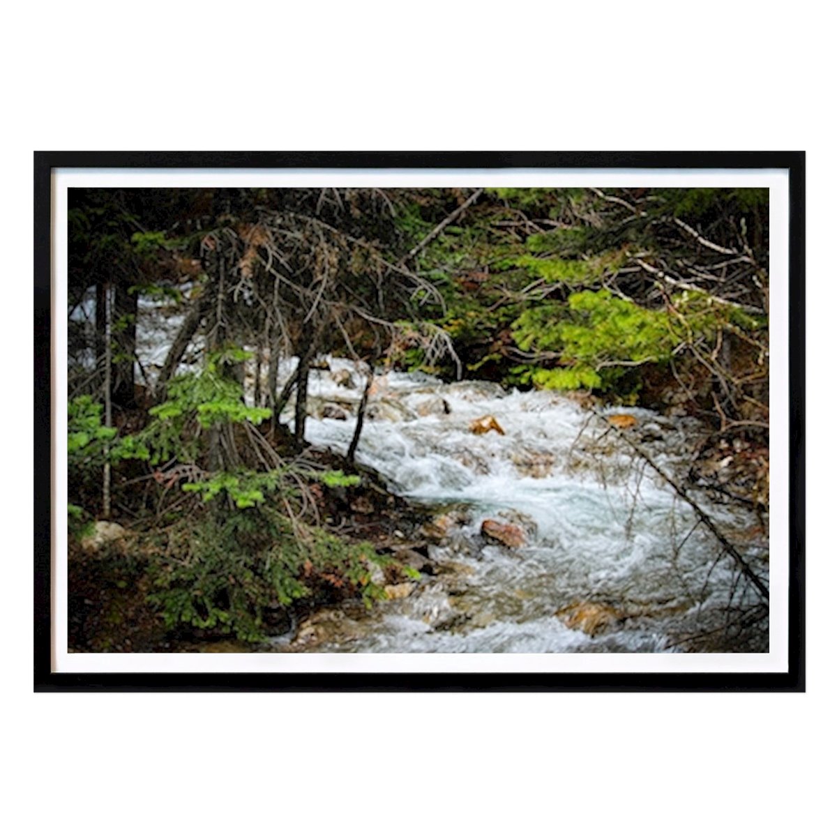 Poster: Fluss in der Natur von AnnBen Impressions von Printler