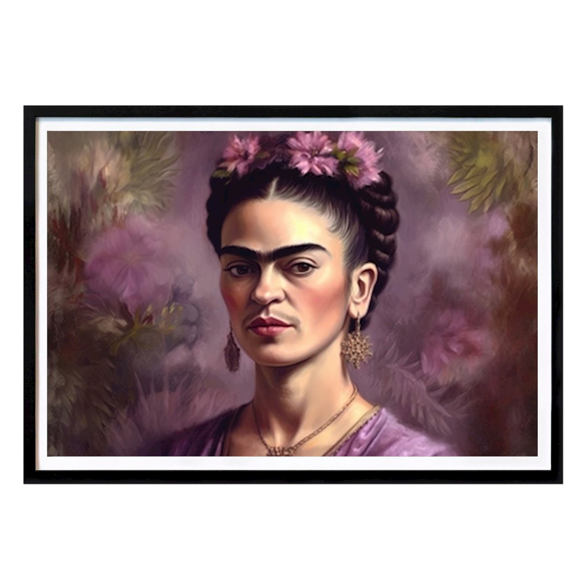 Poster: Frida Kahlo Poster Kunstdruck von Niklas Maximilian von Printler