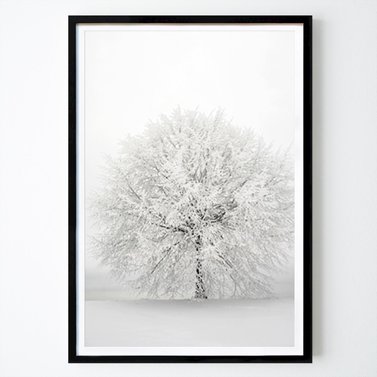 Poster: Frostiger Baum von Margareta Cortés von Printler