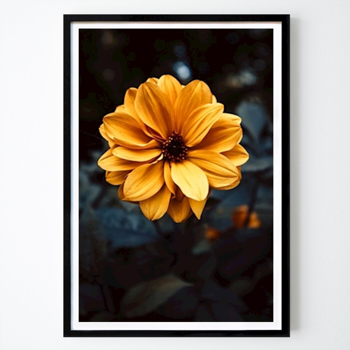 Poster: Gelbe Blume von Mathias Stalsbo von Printler