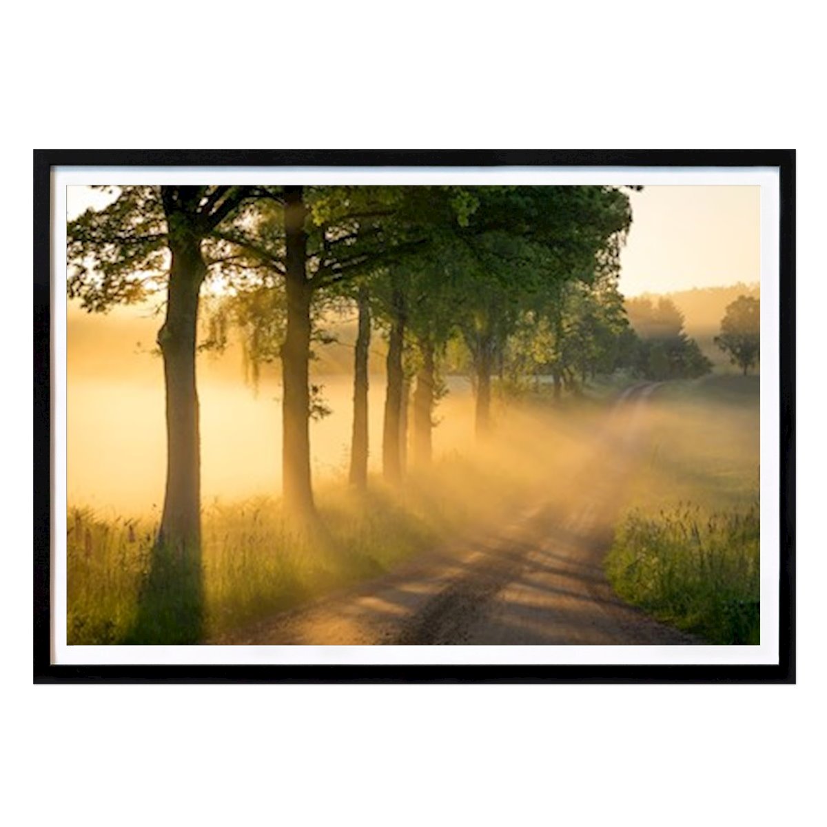 Poster: Goldene Straße von Hugo Hofverberg Hagman von Printler