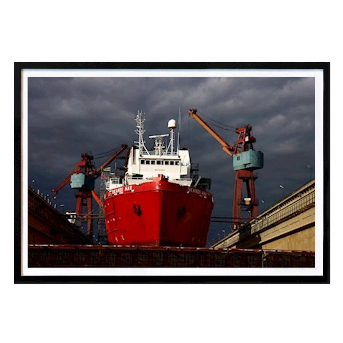 Poster: Hafen von Göteborg von Anders Österberg von Printler