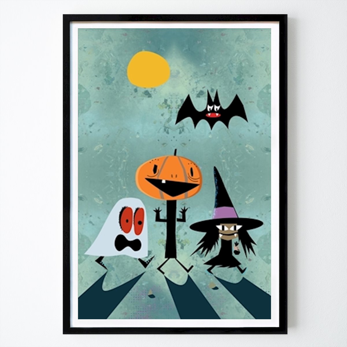 Poster: Halloween-Kinder von Thomas Fröhling von Printler