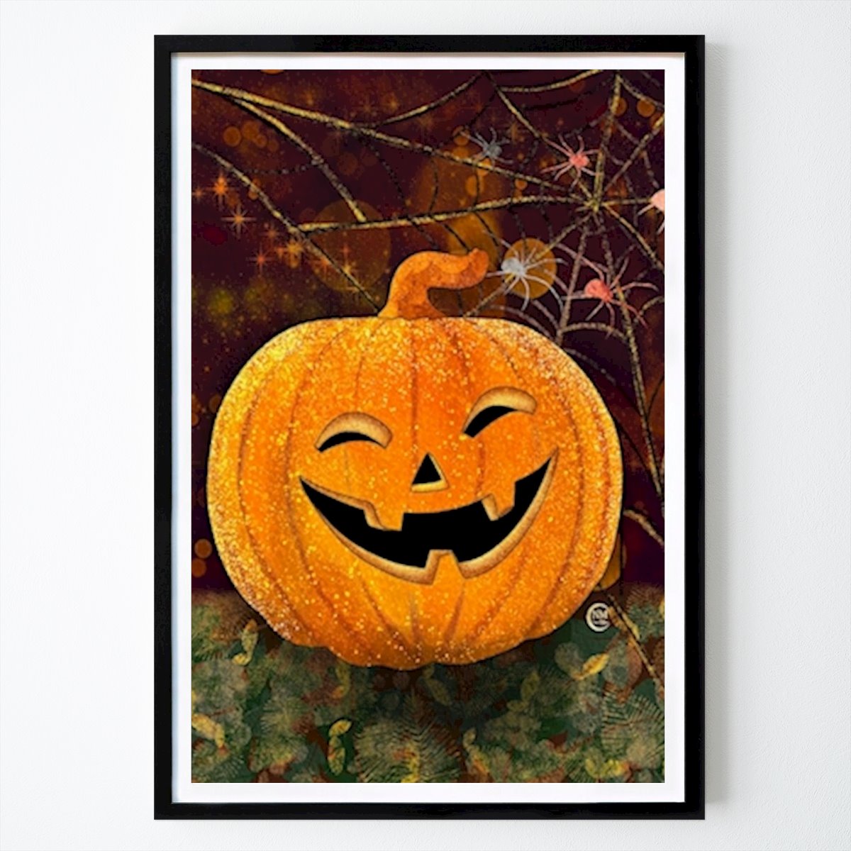 Poster: Halloween Kürbis von Leia Olsen NordicMoon von Printler