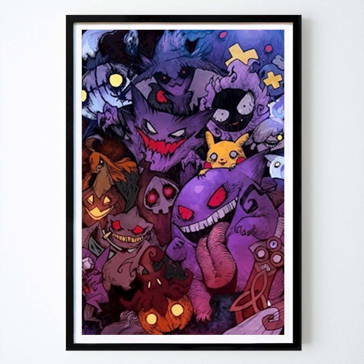 Poster: Halloween-Pokemon von Stella Silver von Printler