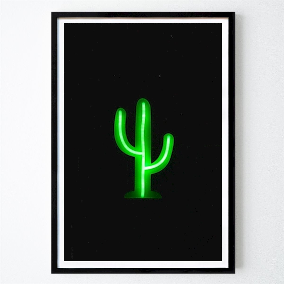 Poster: Im Dunkeln leuchtender Kaktus von Eric Karlsson von Printler
