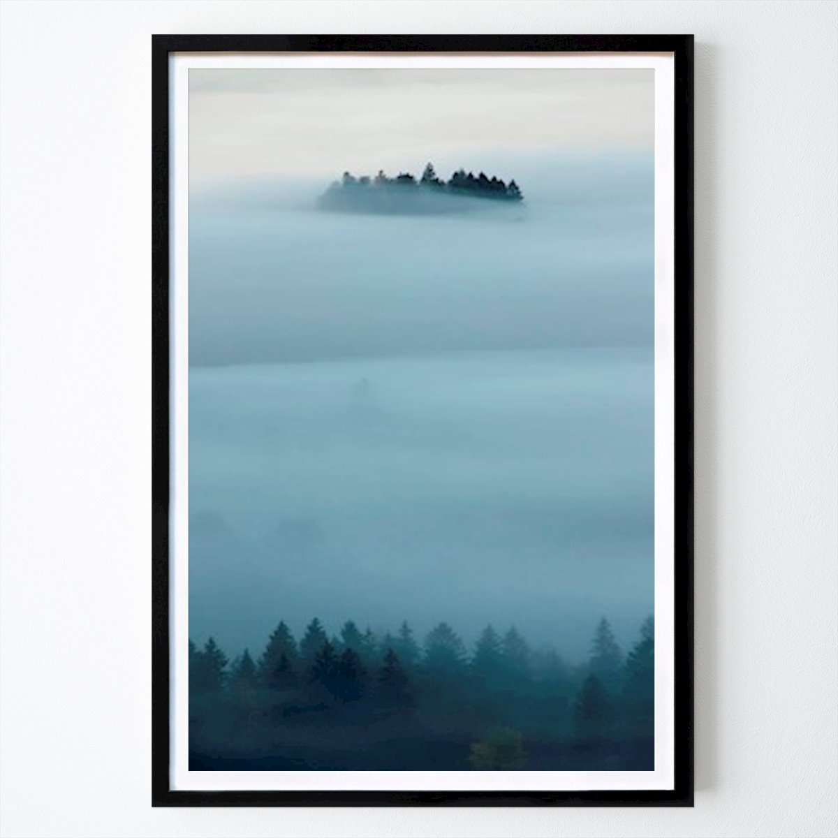 Poster: Insel im Nebel von Daniel Nilsson von Printler