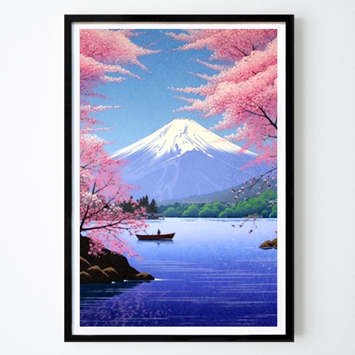 Poster: Japanisches Fuji Mount Natur von Max Ronn von Printler