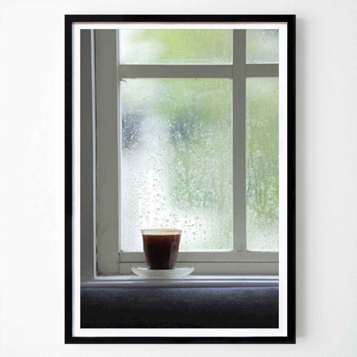 Poster: Kaffee am Fenster von Wisga Photography von Printler