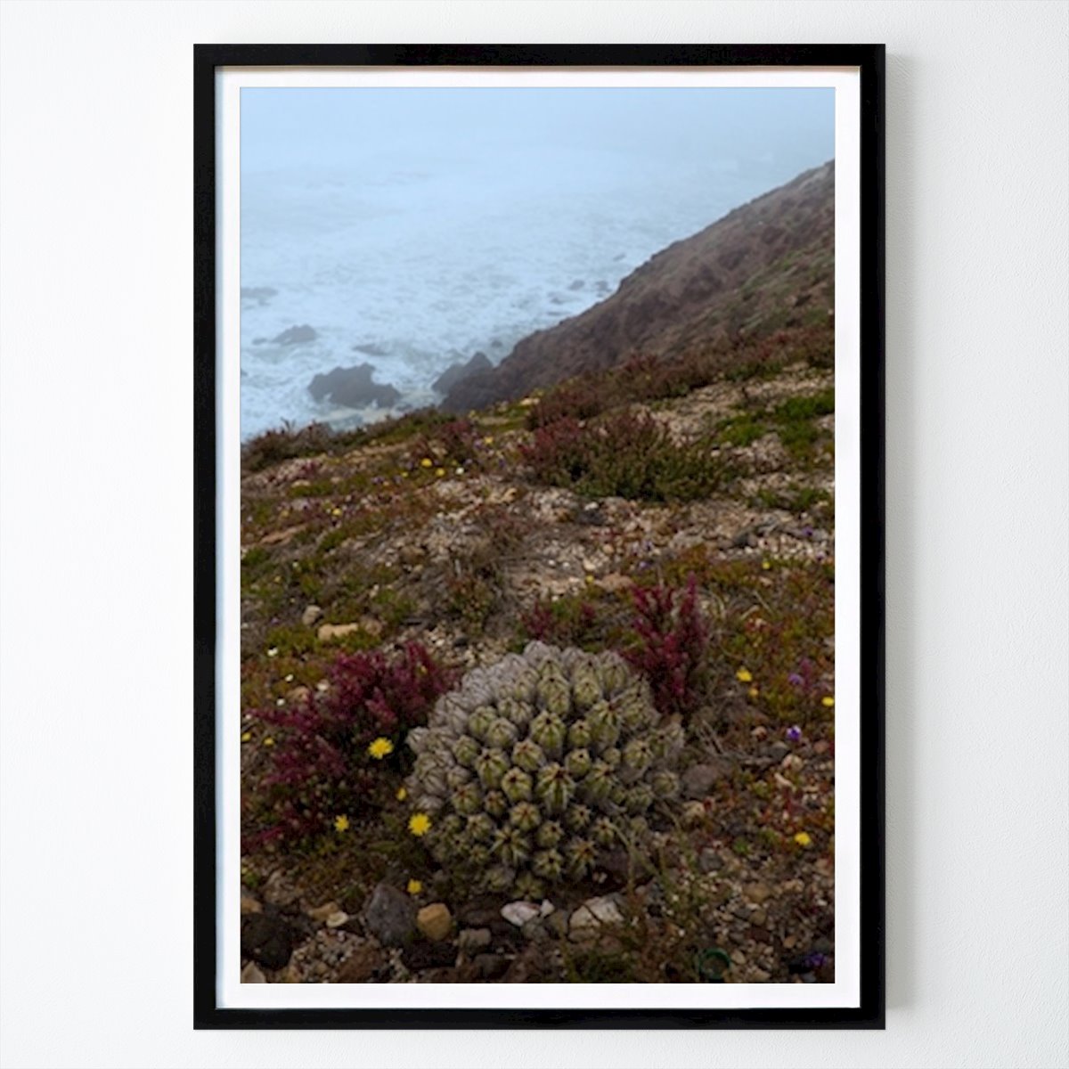 Poster: Kaktus an der Klippe von Benedikt Hehn von Printler