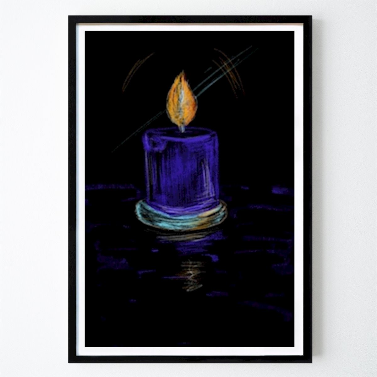 Poster: Kerze von C.C. Zain von Printler