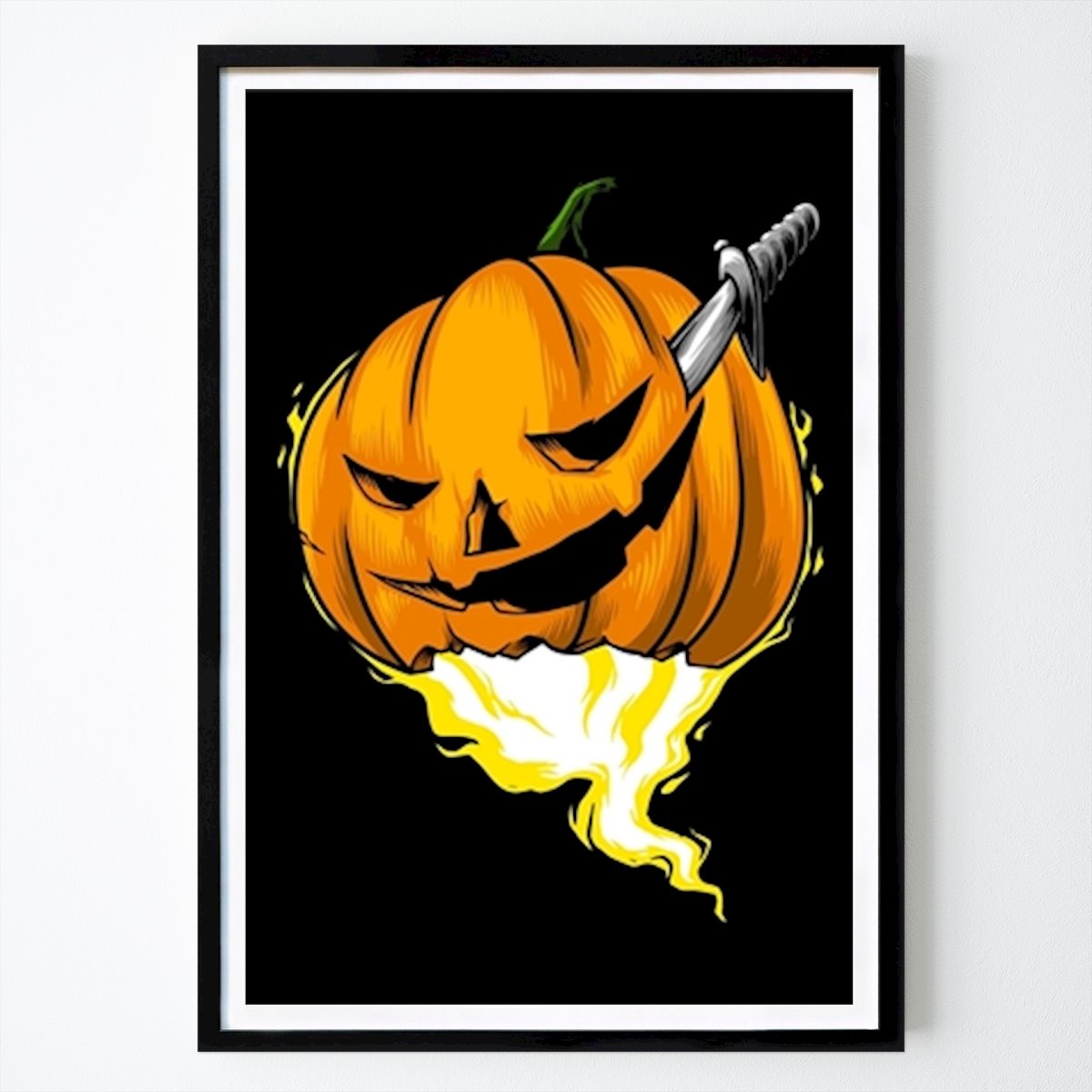 Poster: Kürbis Gruseliges Halloween von Deni Setiansyah von Printler