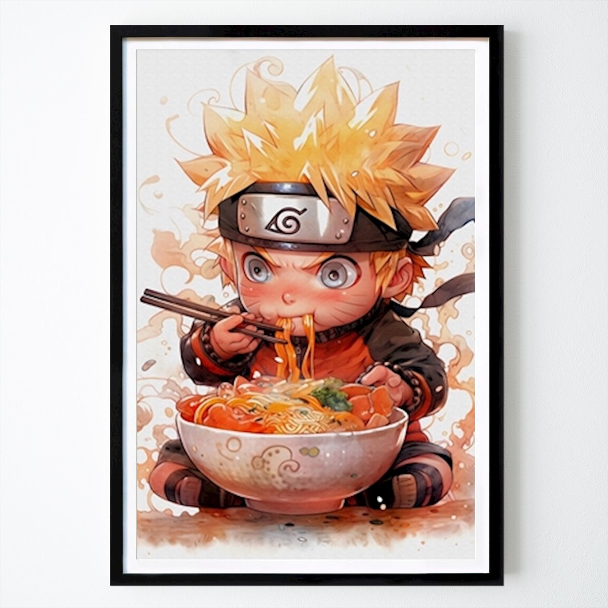 Poster: Naruto-Fenster von KamarGraffiti von Printler