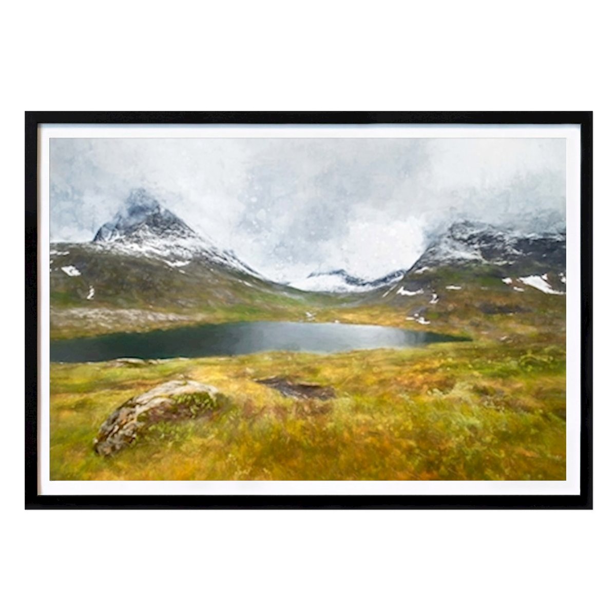 Poster: Norwegische Natur von Marco Lodder von Printler