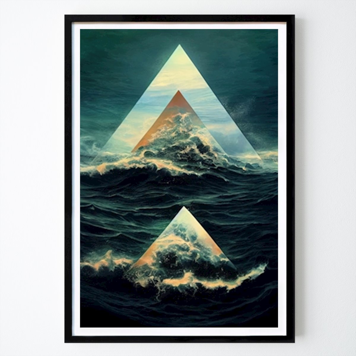 Poster: Ozean Spiegel von Immersive Art von Printler