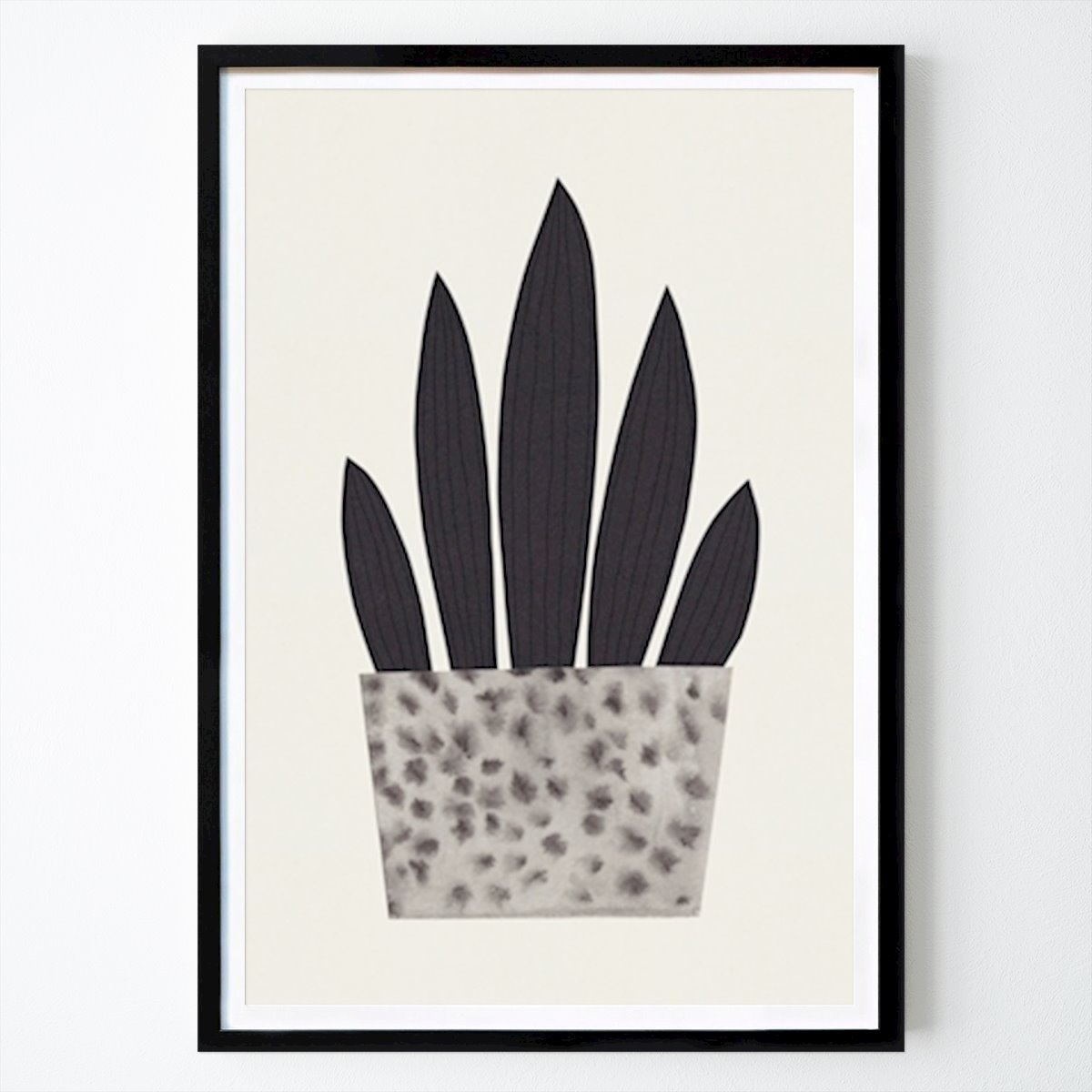 Poster: Pflanze in einem Topf #1 von Alisa Galitsyna von Printler