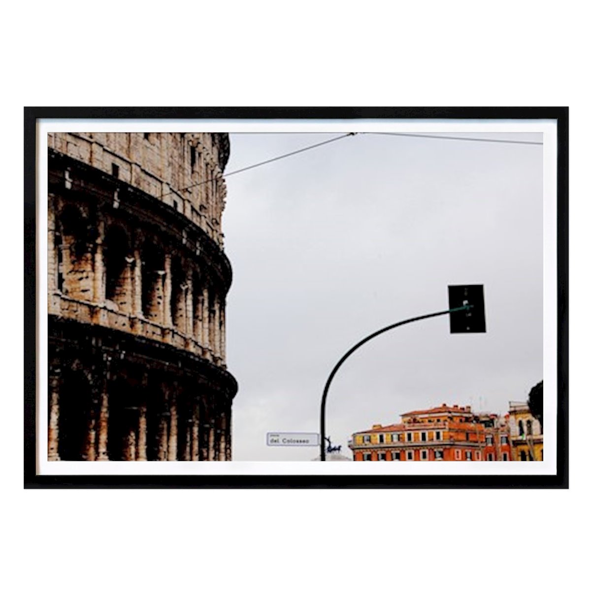 Poster: Piazza del Colosseo von Leonard Andersson von Printler