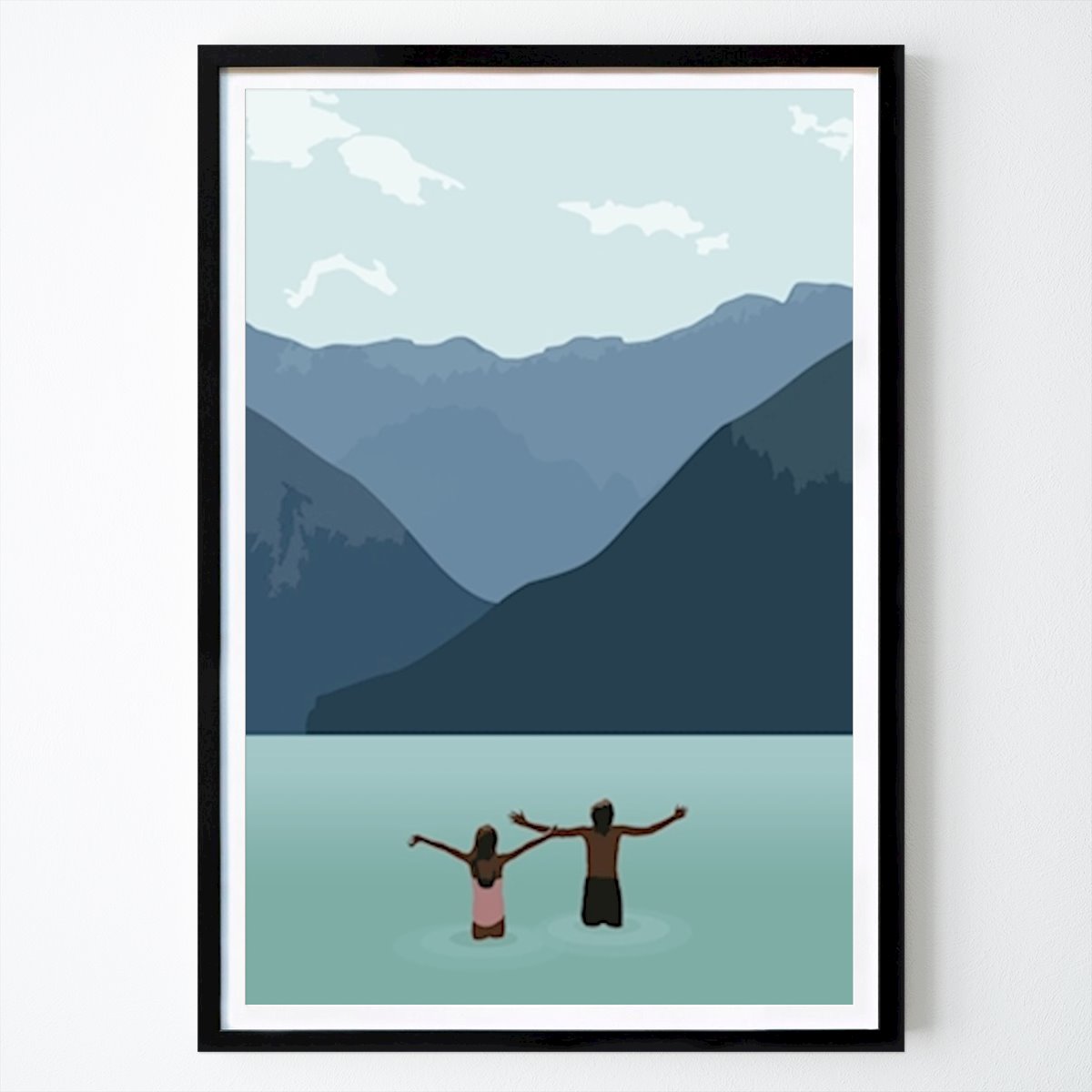 Poster: Plansee von Elsa Pumpe von Printler