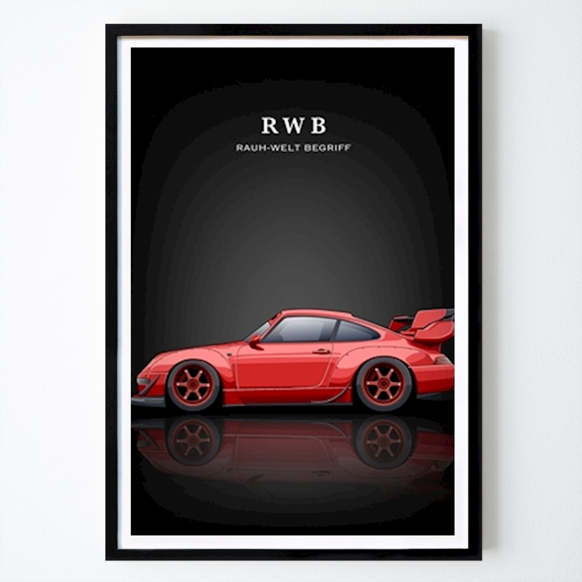 Poster: RWB-Illustration von Dio Saputro von Printler