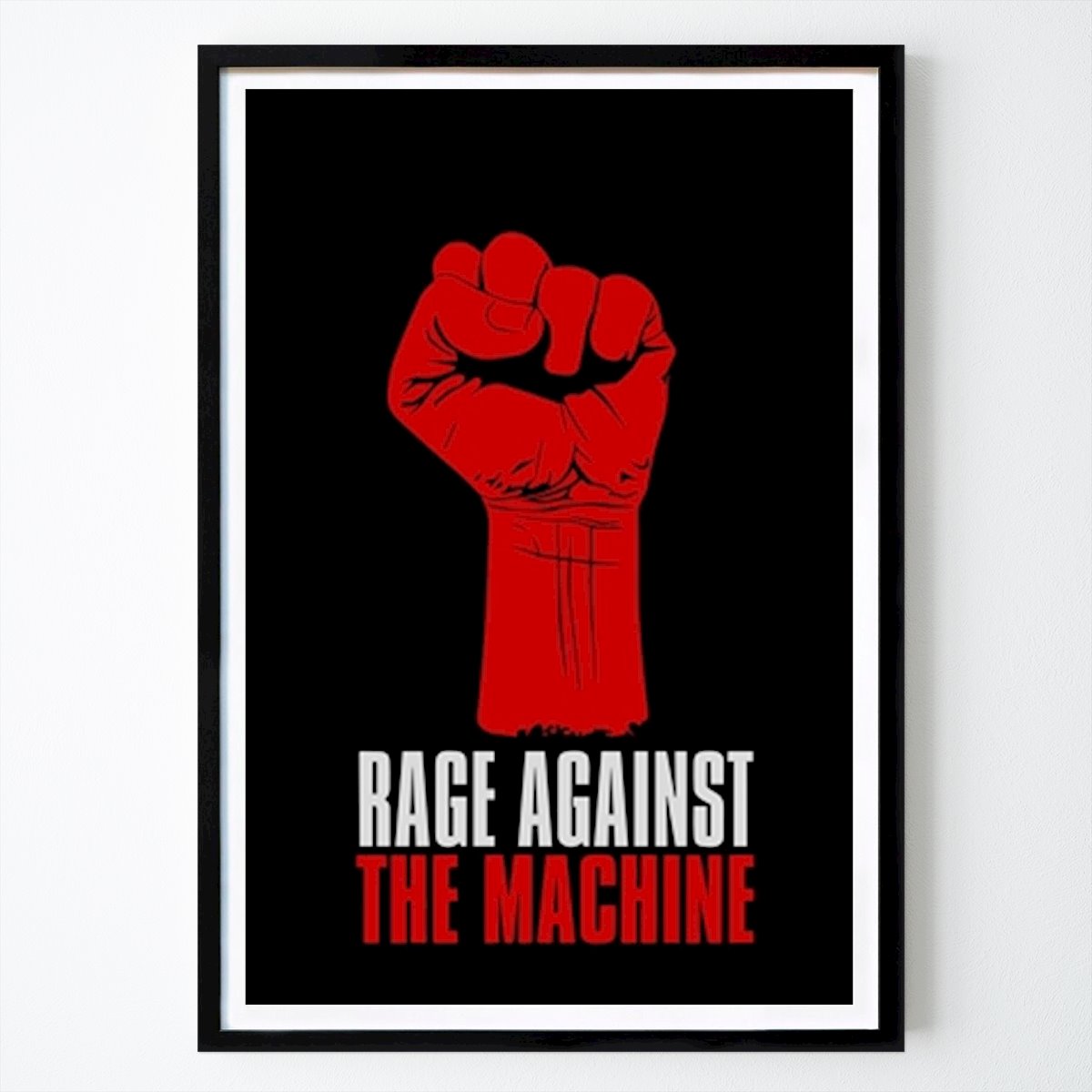 Poster: Rage Against the Machine RATM von Lordgrace von Printler