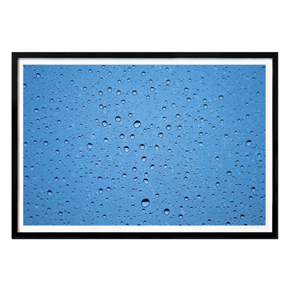 Poster: Regentropfen auf dem Fenster von Anders Sandgren von Printler