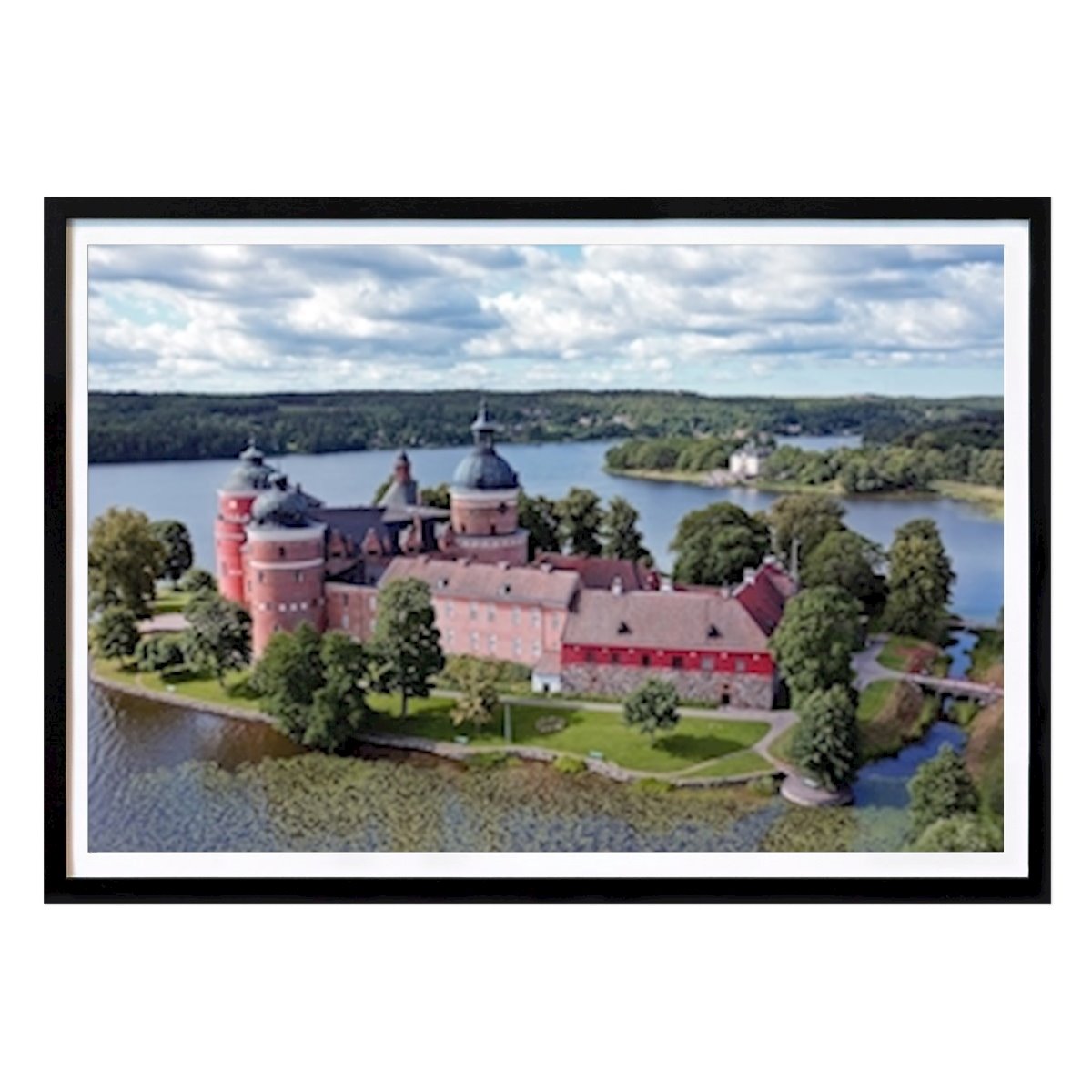 Poster: Schloss Gripsholm von Eric Wallberg von Printler