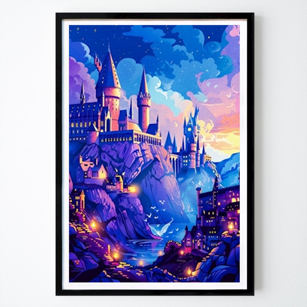 Poster: Schloss Hogwarts von Martin von Printler