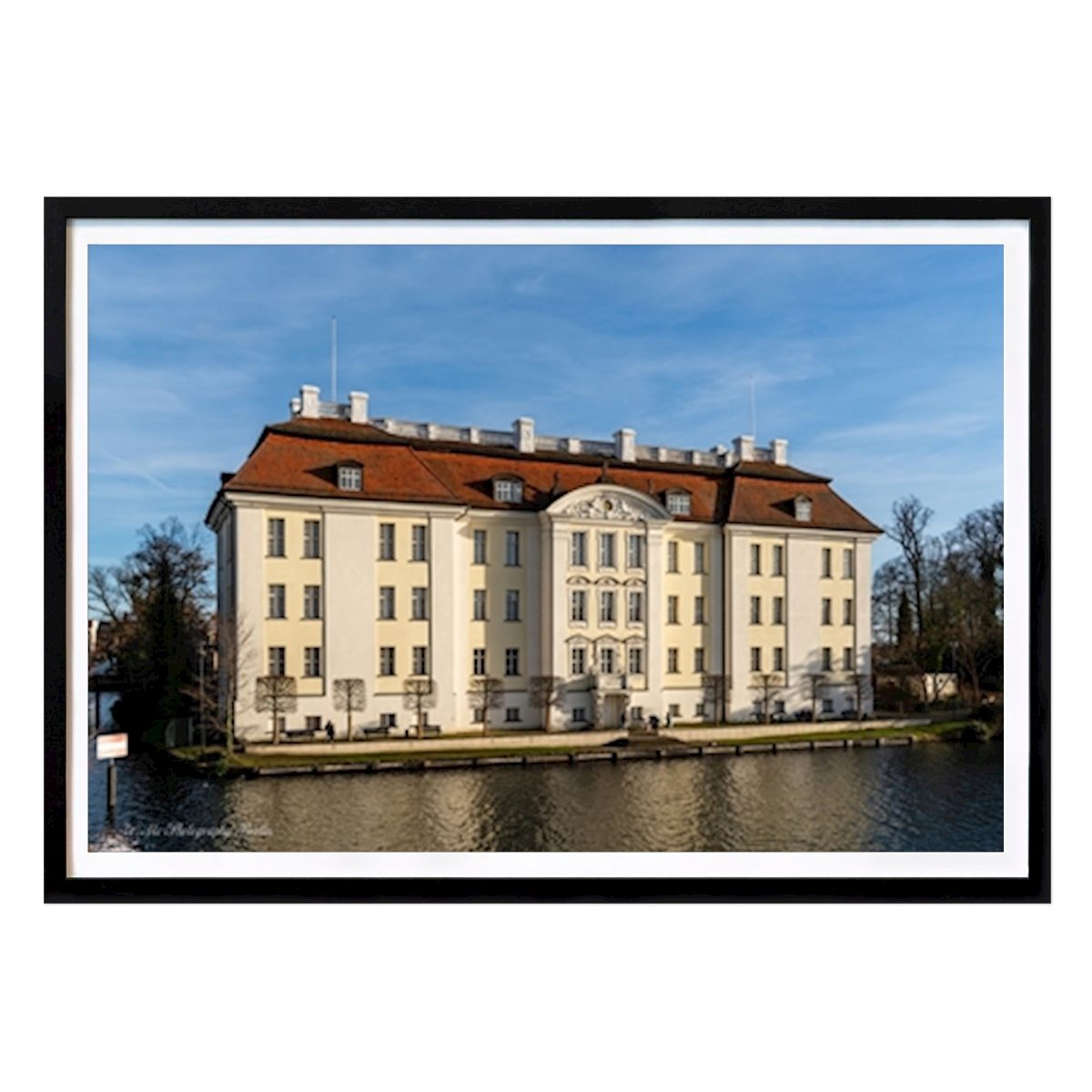 Poster: Schloss Köpenick im Winter von Birgit Ender von Printler
