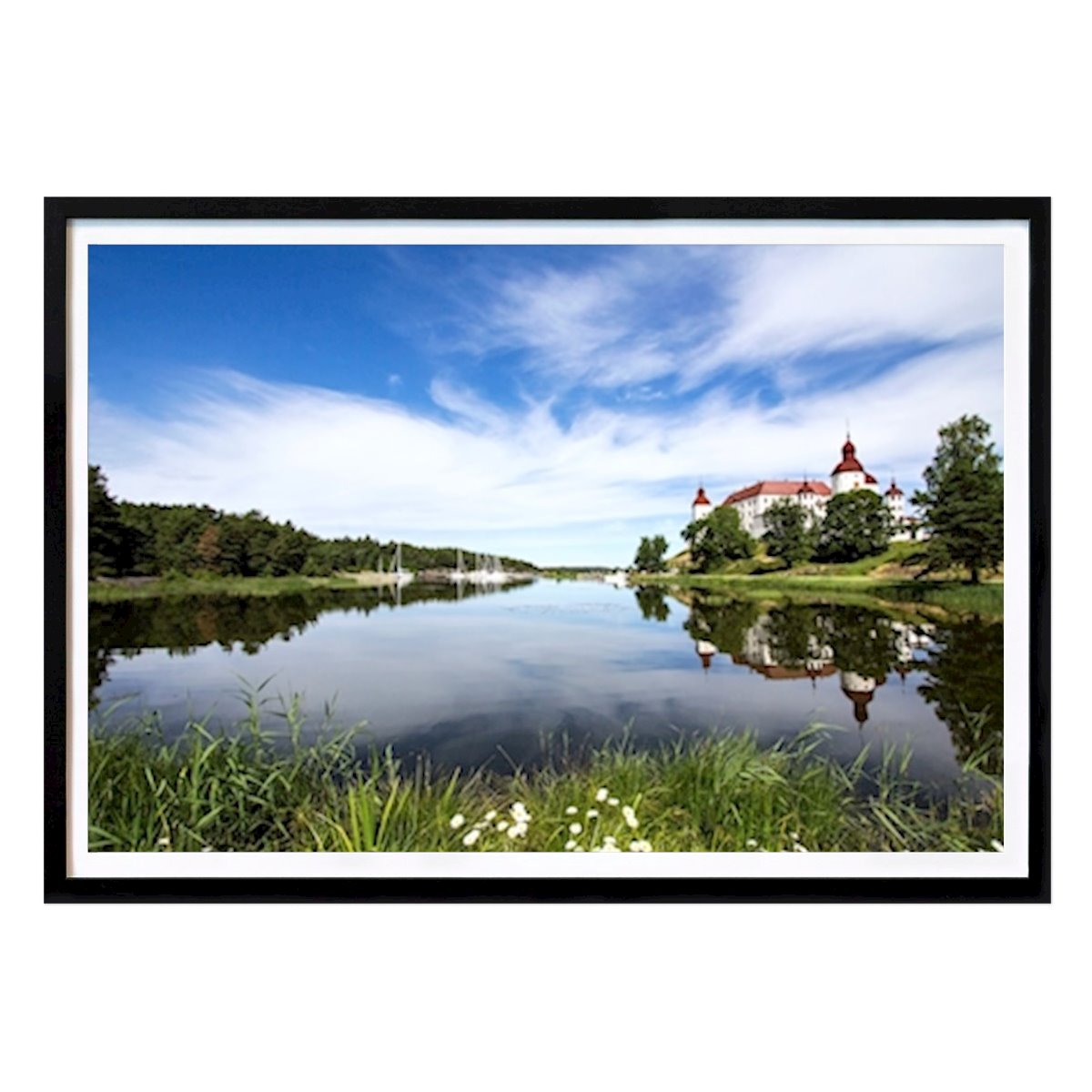 Poster: Schloss Läckö von Siew Feun Kylemark von Printler