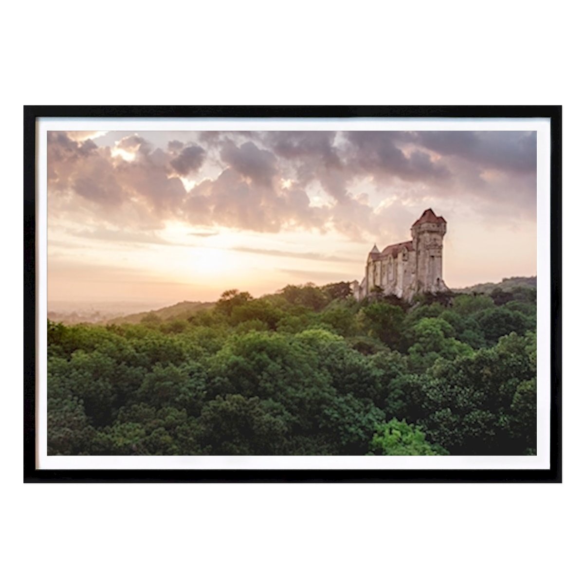 Poster: Schloss Liechtenstein von Daniel Öberg von Printler