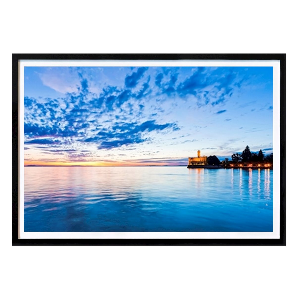 Poster: Schloss Montfort am Bodensee von Dieterich Fotografie von Printler