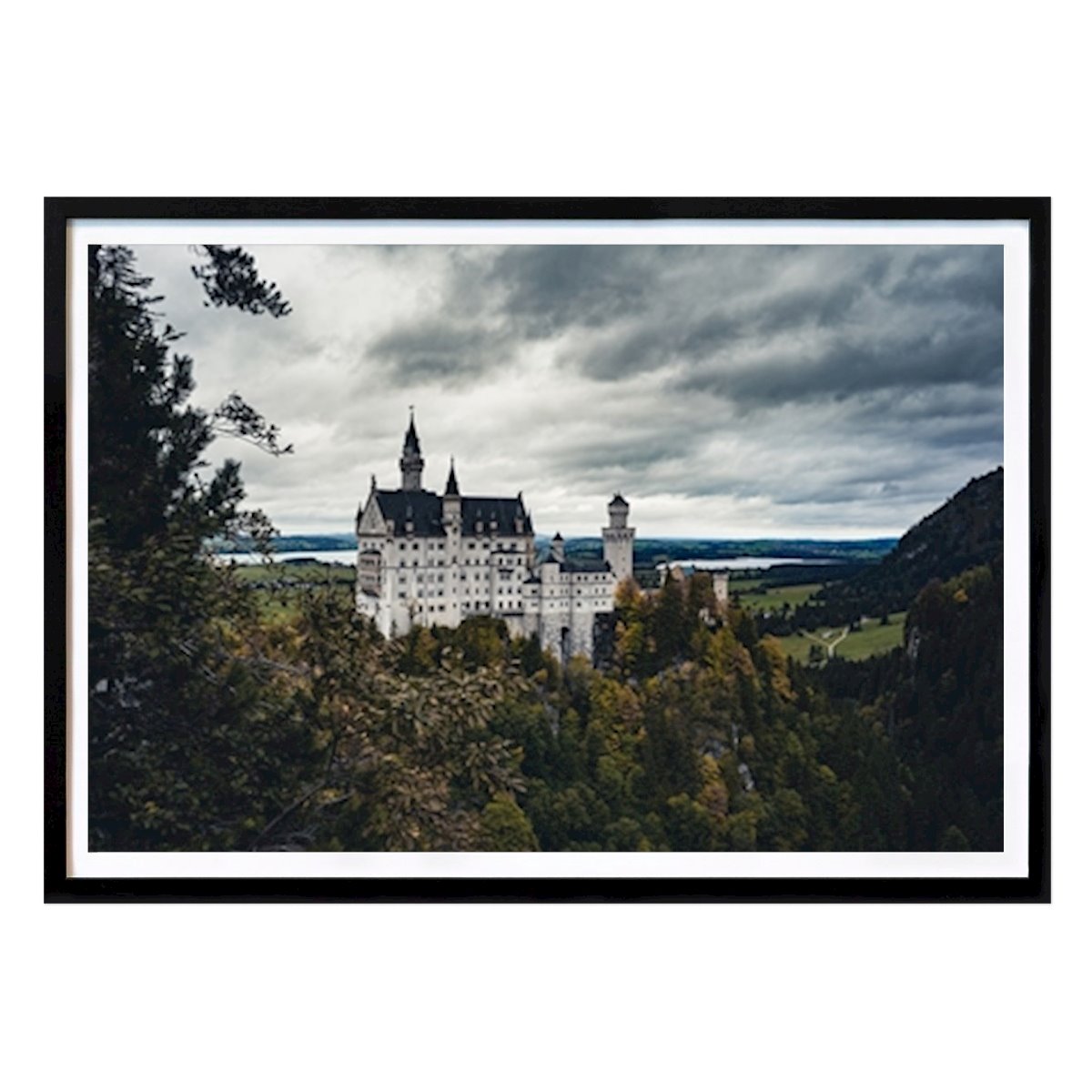 Poster: Schloss Neuschwanstein von Christian Marold von Printler
