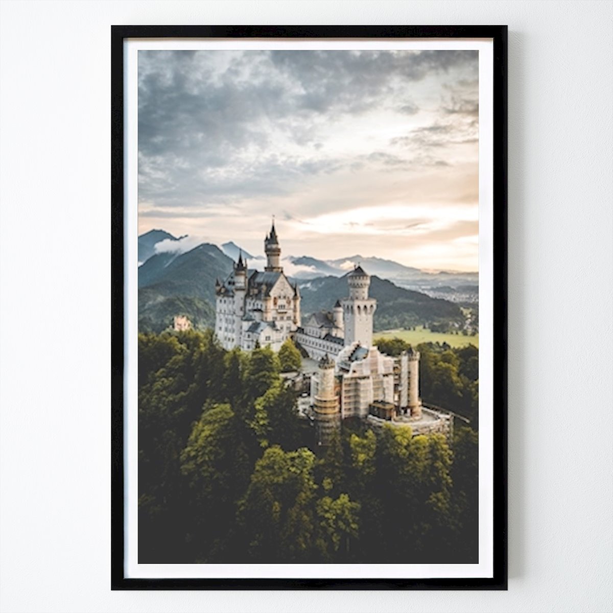 Poster: Schloss Neuschwanstein von Tom Jünemann von Printler