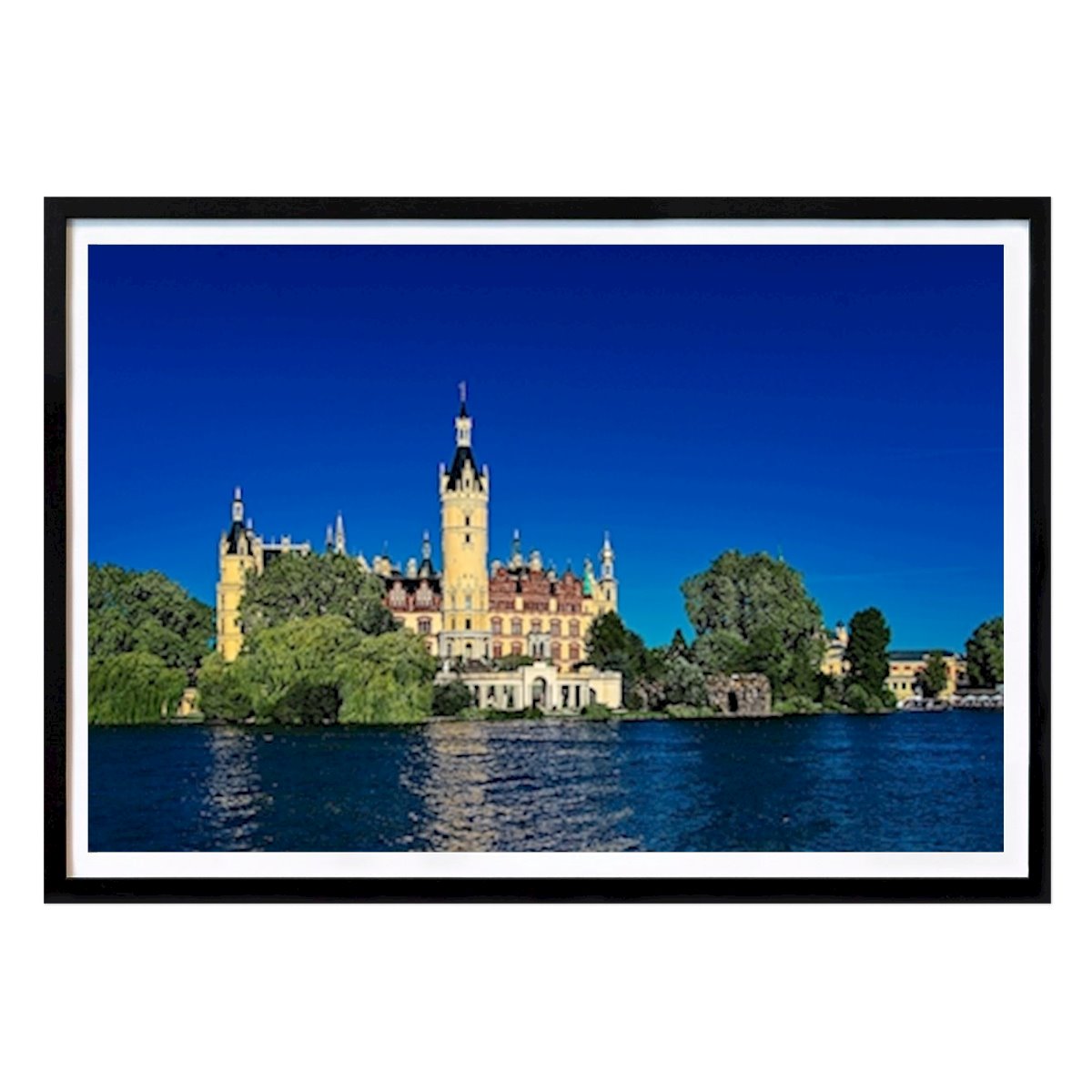 Poster: Schloss Schwerin von Andreas Böckler von Printler