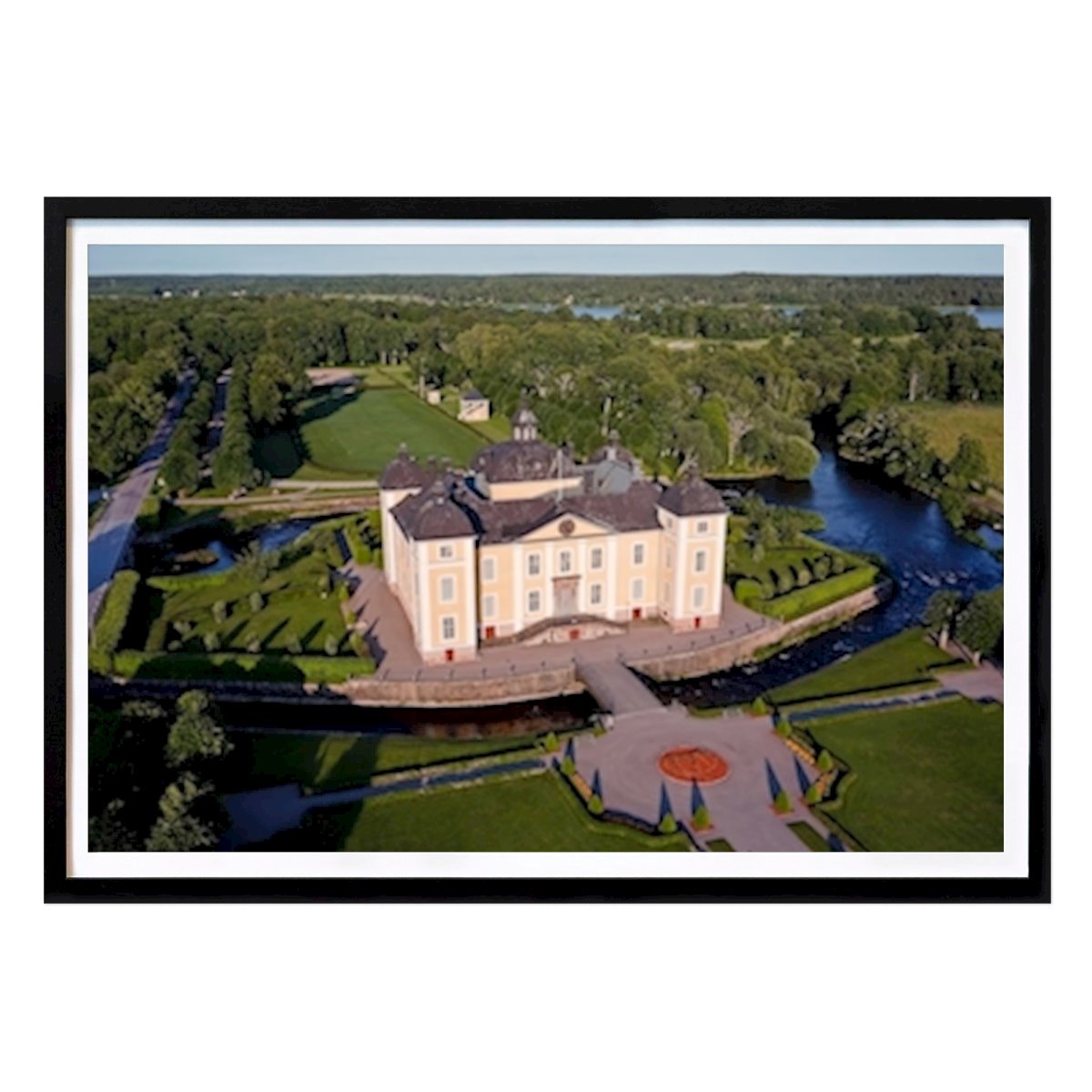 Poster: Schloss Strömsholm von Eric Wallberg von Printler