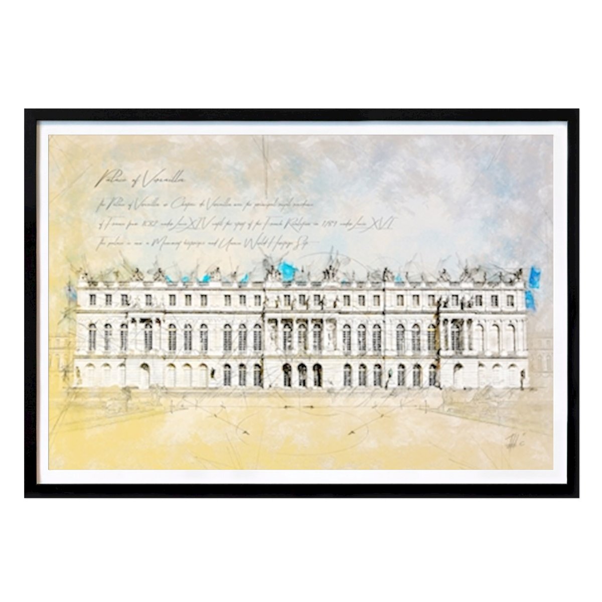 Poster: Schloss von Versailles von Theodor Decker von Printler