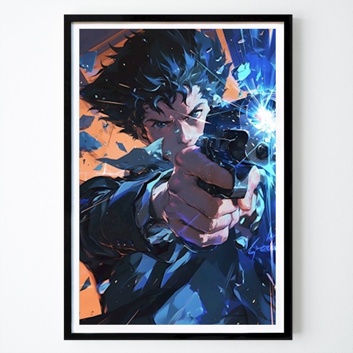 Poster: Spike Spiegel Cowboy Bebop von Takashi von Printler