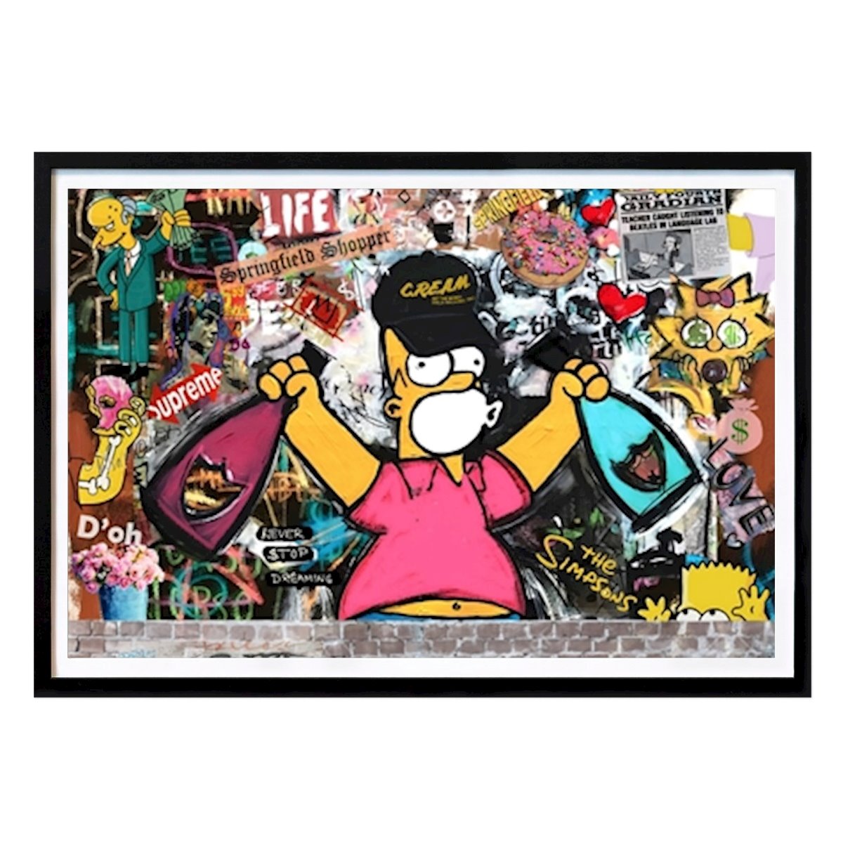 Poster: Springfield Homie von Stefan Bammert von Printler