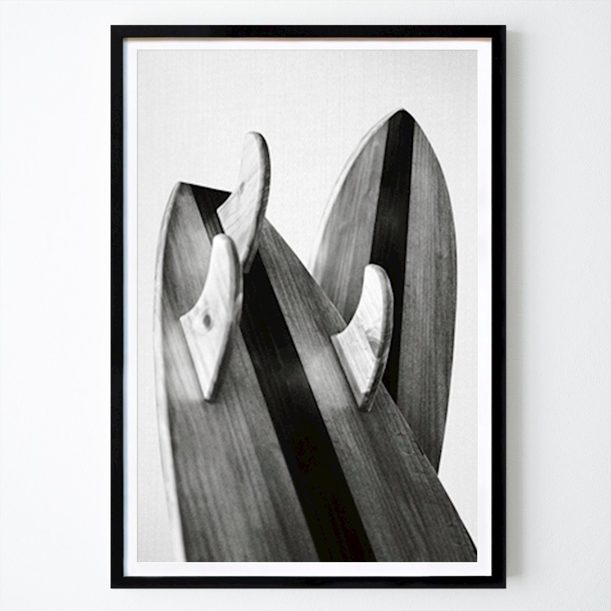 Poster: Surfbretter aus Holz von Gal Pittel von Printler