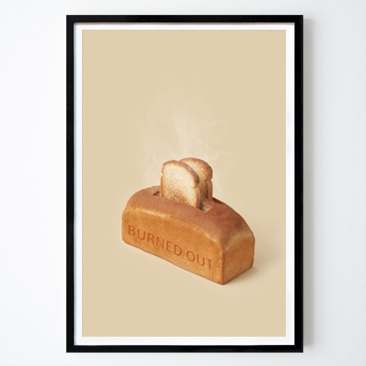 Poster: Toaster in Form von Brotlaib von Yaroslav Danylchenko von Printler