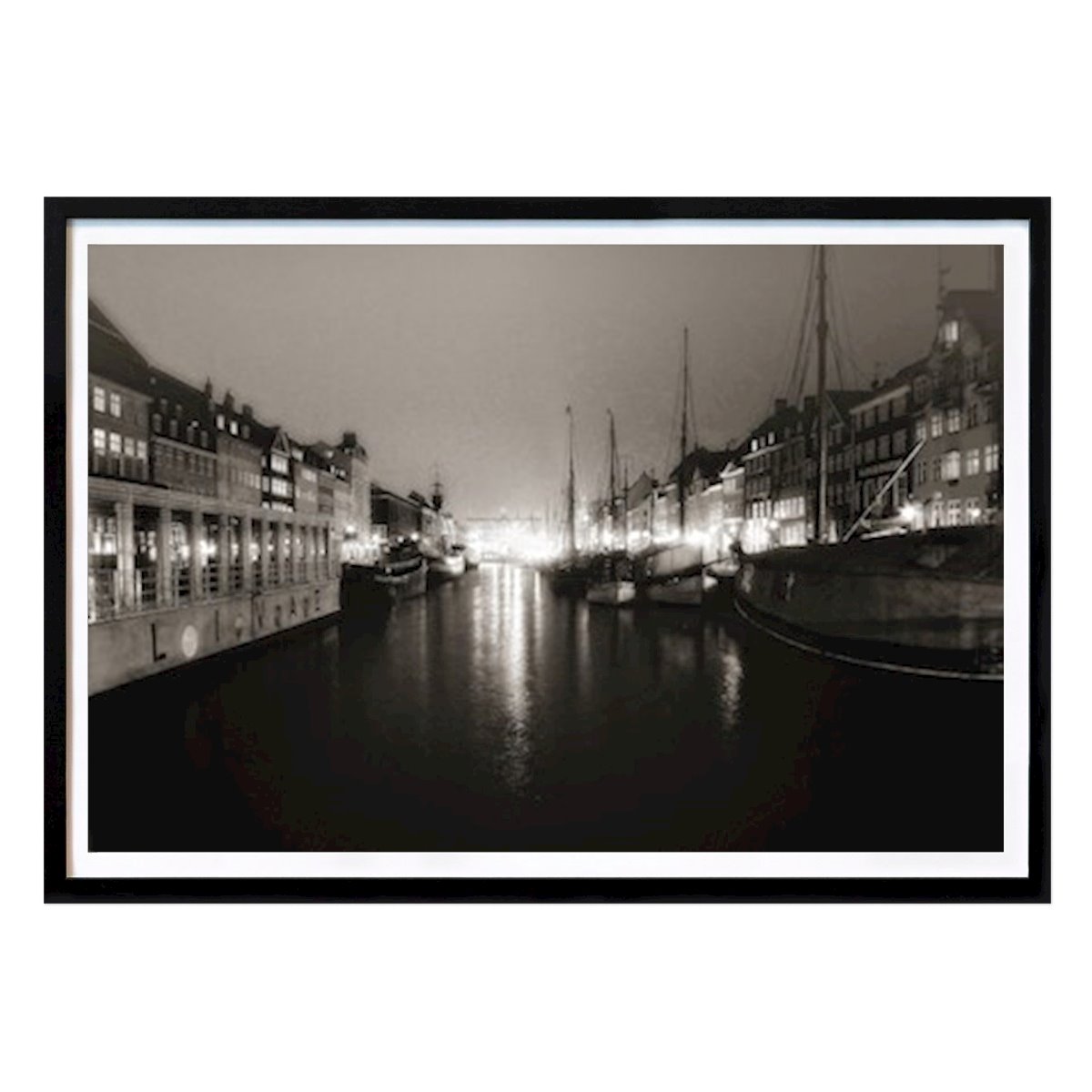 Poster: Übernachtung in Nyhavn von Leonard Andersson von Printler