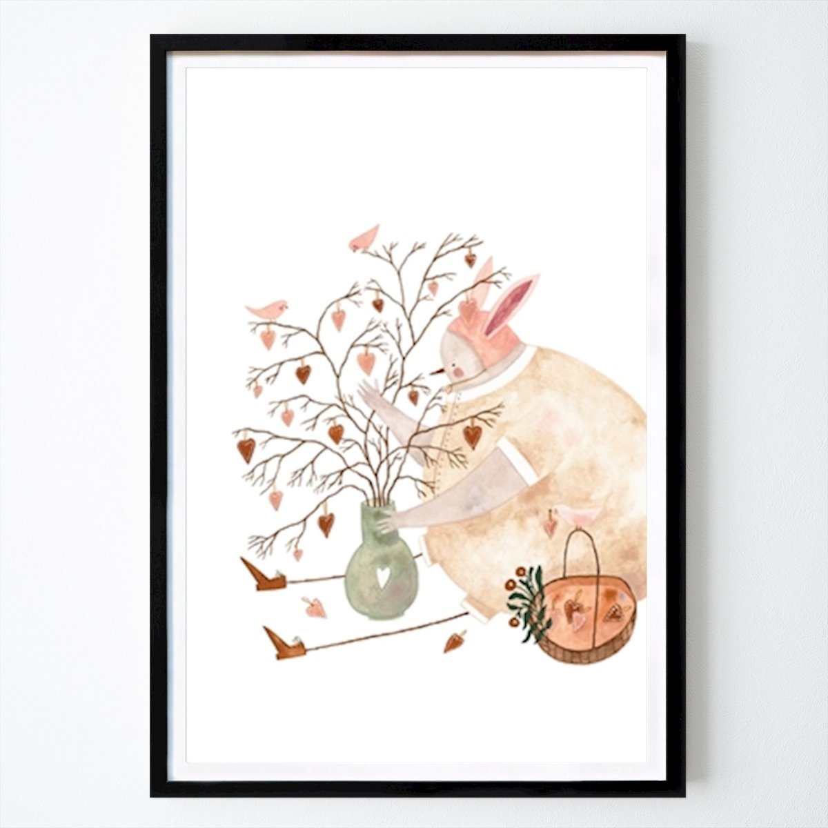 Poster: Vase of Love von Claudia Voglhuber by The Artcircle von Printler