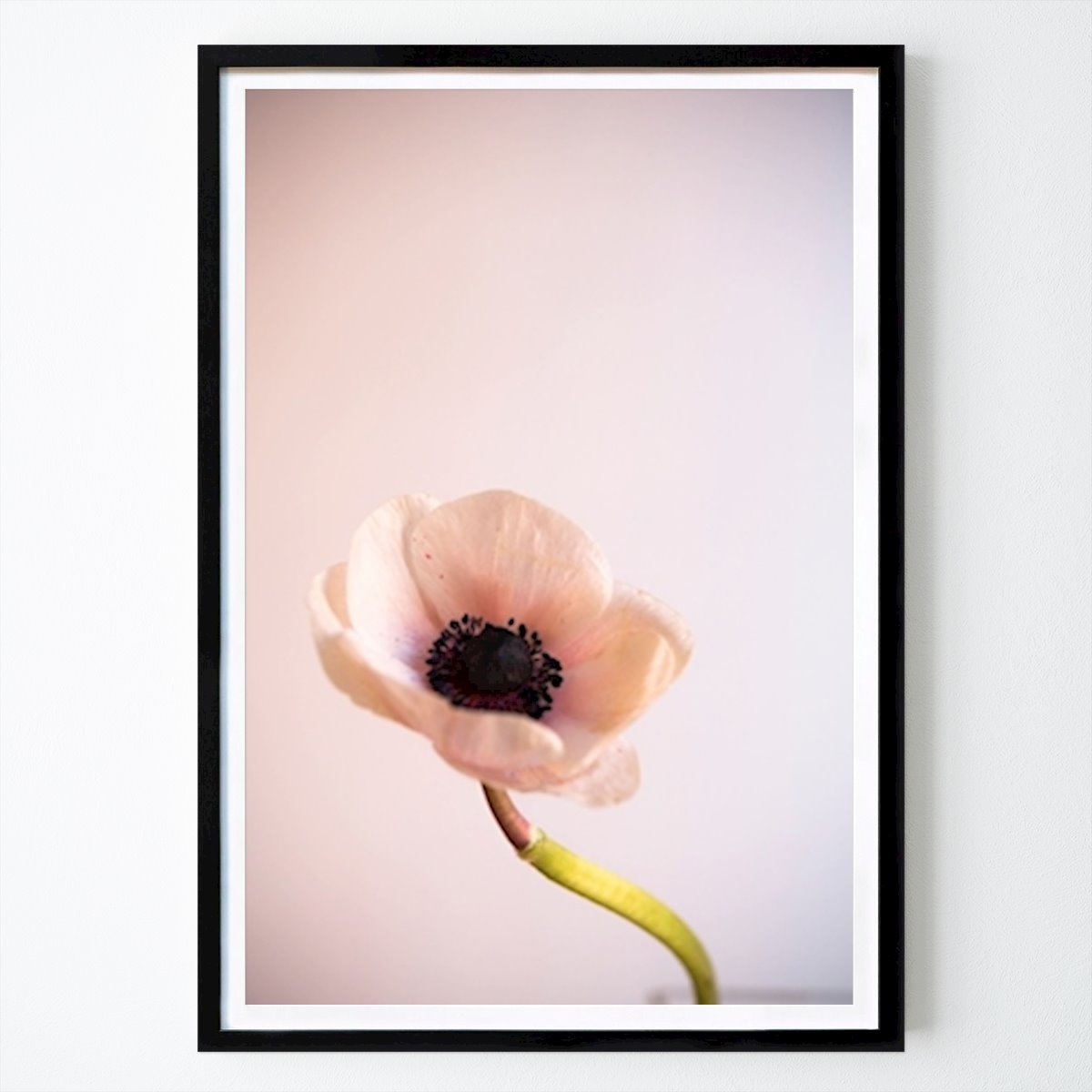 Poster: Wartende Blume von Kristina Strand Larsson von Printler