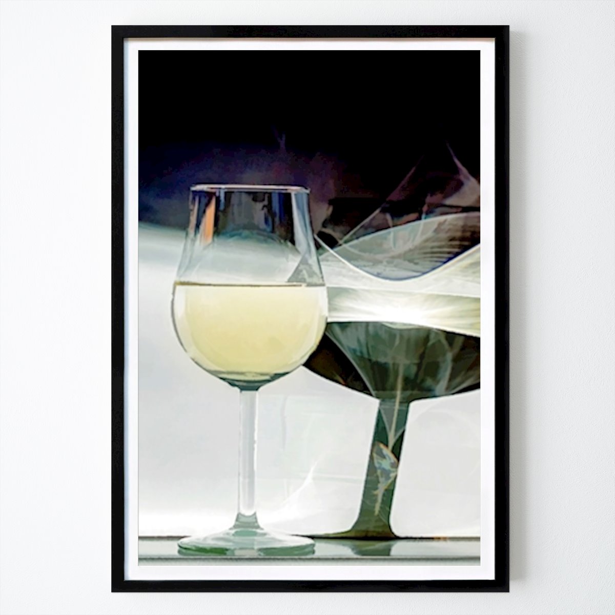 Poster: Weinglas 4 von Peter Reichel von Printler